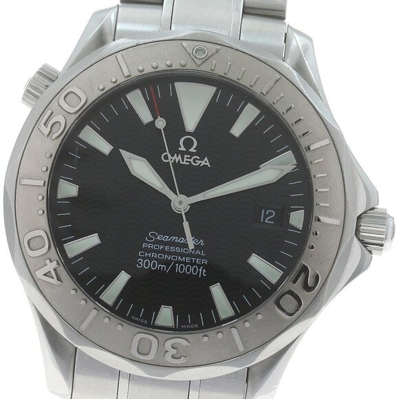 OMEGA Seamaster300 2230.50 WG bezel date black Dial Automatic Men's Watch_874262 - Picture 2 of 7